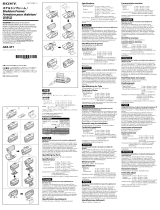 Sony Каркас для крепежа камеры AKA-SF1 Manual de utilizare