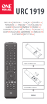 One For All URC1919 Toshiba Replacement Remote Manual de utilizare