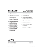 EINHELL GE-CM 18/30 Li (1x3,0Ah) Manualul proprietarului