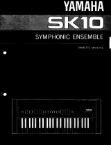Yamaha Symphonic Ensemble SK10 Manualul proprietarului