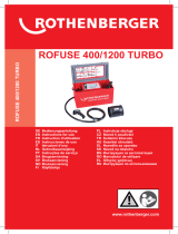 Rothenberger Electro-fusion welding unit ROFUSE TURBO 1200 Manual de utilizare