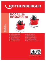 Rothenberger Decalcifying pump ROCAL 20 Manual de utilizare