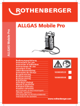 Rothenberger Mobile brazing device ALLGAS Mobile Pro Manual de utilizare