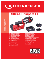 Rothenberger Press machine ROMAX Compact Twin Turbo press jaw set Manual de utilizare