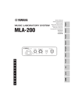 Yamaha MLA-200 Music Laboratory System Manualul proprietarului