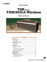 Yamaha THR Series Wireless Guitar Amplifier THR30IIA Manual de utilizare