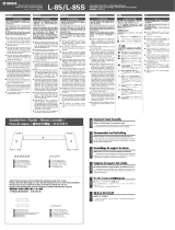 Yamaha L-85S Manual de utilizare