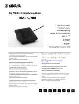 Yamaha CS-700 Extension Microphone [XM-CS-700] Manual de utilizare