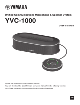 Yamaha YVC-1000 Manual de utilizare
