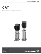 Grundfos CRT Installation And Operating Instructions Manual