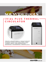 SOUSVIDETOOLS iVide Plus Thermal Circulator Manual de utilizare