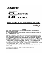 Yamaha CL/QL Series StageMix Digital Mixing Console Manualul utilizatorului
