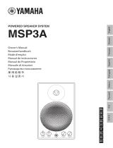 Yamaha MSP3A Manualul proprietarului