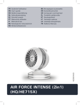 Tefal Ventilateur Air Force Intense 2-en-1 Hq7152f0 Manualul proprietarului