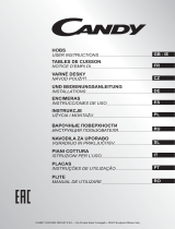 Candy HGV75SXV B HOB Manual de utilizare