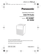 Panasonic RFD20BTEG Instrucțiuni de utilizare