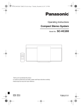 Panasonic SCHC200EG Instrucțiuni de utilizare