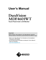 Eizo MDF4601WT Manual de utilizare