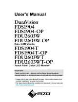 Eizo FDS1904 Manual de utilizare