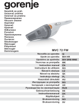 Gorenje VC3907 Manual de utilizare