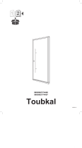Castorama Porte d'entrée acier Toubkal 215 x 90 cm poussant droit Manualul utilizatorului