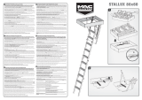 Mac Allister Escalier escamotable en bois pour espace restreint Mac Allister, trappe de 60 cm Manual de utilizare