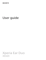 Sony XEA20 Manualul utilizatorului