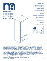 mothercare Marlow Single Door Wardrobe Manualul utilizatorului