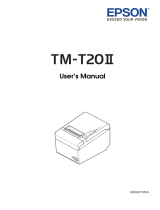 Epson TM-T20II Ethernet Plus Series Manual de utilizare