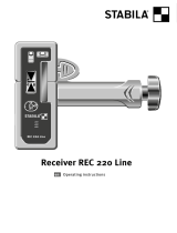 Stabila Receiver REC 220 Line Manual de utilizare
