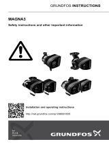 Grundfos MAGNA1 Series Installation And Operating Instructions Manual