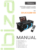 Ibiza Sound SPLBOX200-BK Manual de utilizare