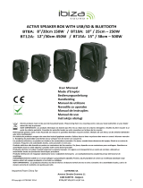 Ibiza Sound BT15A-PACK Manual de utilizare