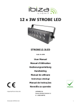Ibiza LightSTROBE12.3LED