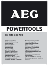 AEG BS 18G Manualul proprietarului