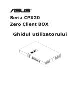 Asus CPX20 Manualul utilizatorului