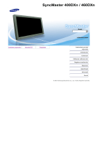 Samsung 460DXN Manual de utilizare
