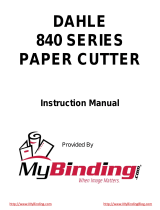 MyBinding Dahle 840 Manual de utilizare