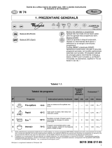 Whirlpool W 74/2 Manualul utilizatorului