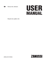 Zanussi ZWQ61014WA Manual de utilizare