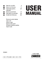 Zanussi ZGS645CTT Manual de utilizare