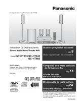 Panasonic SCHT845 Instrucțiuni de utilizare
