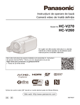 Panasonic HCV260 Instrucțiuni de utilizare