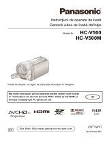 Panasonic HCV500EP Ghid de inițiere rapidă