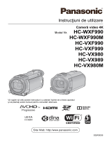 Panasonic HCVXF990 Instrucțiuni de utilizare