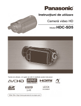 Panasonic HDCSD5 Instrucțiuni de utilizare