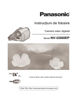 Panasonic NVGS60E Instrucțiuni de utilizare