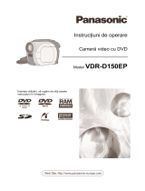 Panasonic VDRD150EP Instrucțiuni de utilizare