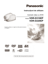 Panasonic VDRD220E Instrucțiuni de utilizare