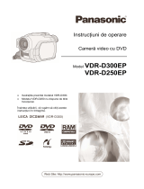Panasonic VDRD300EP Instrucțiuni de utilizare